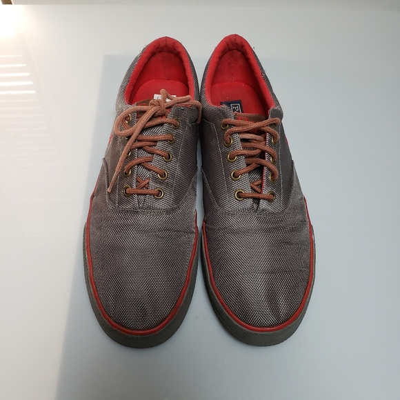 Polo Ralph Lauren Shoes Size 12D Gray Fashion Sneakers Fabric Men Forestmont II - Picture 9 of 15